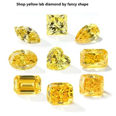 Fancy Yellow Igi πιστοποιημένα διαμάντια
